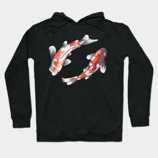 Asian Culture Japanese Koi Fish Japan Carp in the Pond Hoodie